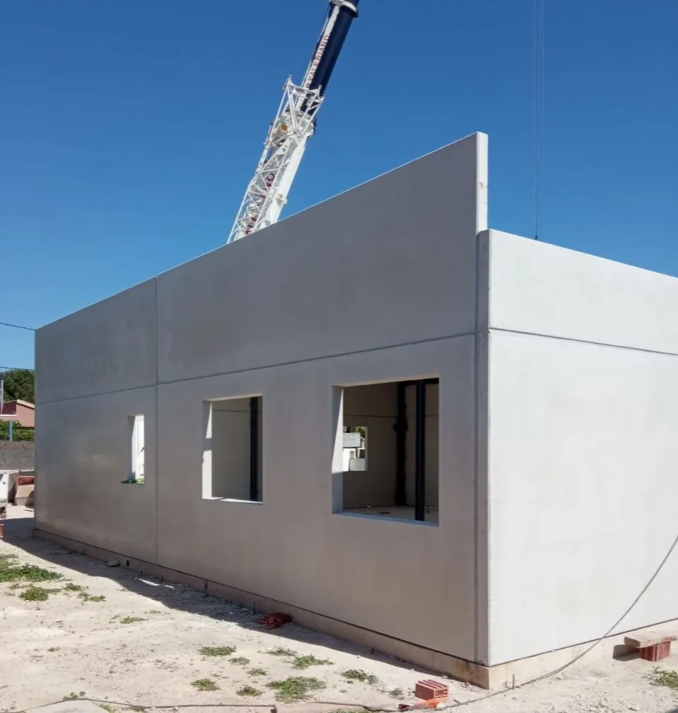 Caseta en montaje