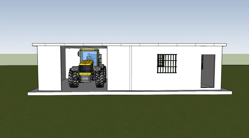 Diseño de caseta de campo