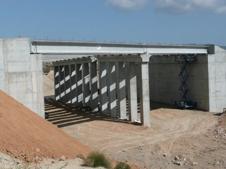 Acceso aeropuerto de Murcia