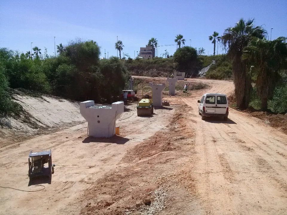 Pasarela en Mil Palmeras